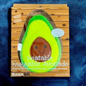 Heatable Huggable Avocado - Green and Brown